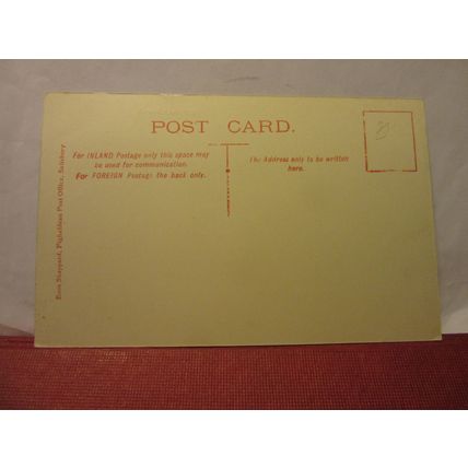 FIGHELDENE CHURCH, WILTSHIRE antique postcard by Enos Sheppard, post office /