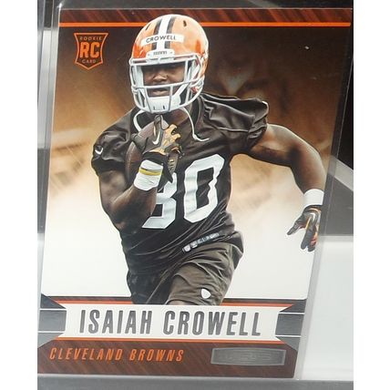 2014 Panini Rookies & Stars ISAIAH CROWELL (Browns) Rookie Card #139