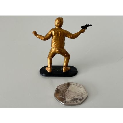 STAR WARS HAN SOLO GOLDEN FIGURINE