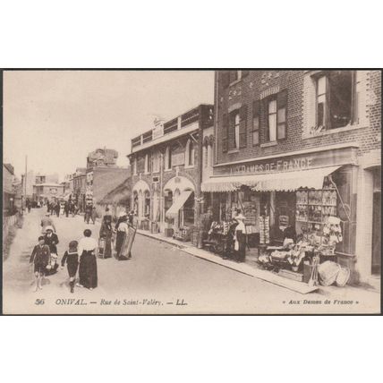 Rue de Saint-Valéry, Onival, Somme, c.1910 - Aux Dames de France CPA LL56