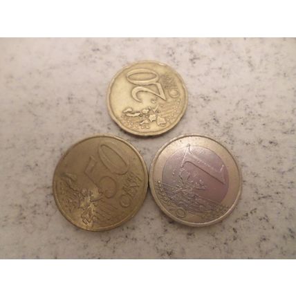 France - 7 different - euro cent coins - dated 1999 - 1,2,5,10,20,50 cent,1 euro