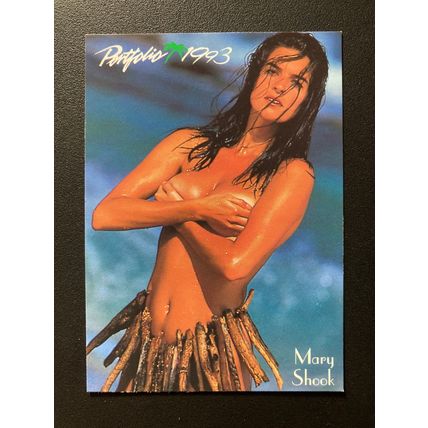 Portfolio 1993 Swimsuit Issue Base trading card # 71 Mary Shook (A)