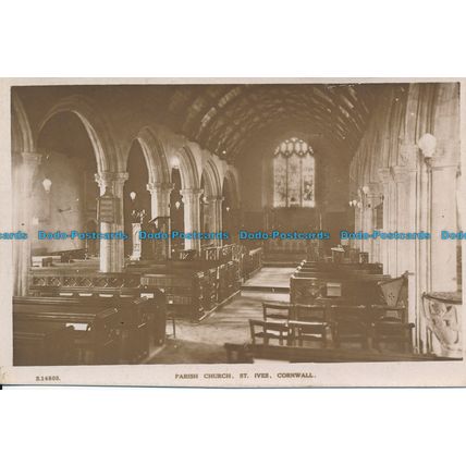 R092446 Parish Church. St. Ives. Cornwall. Kingsway. RP
