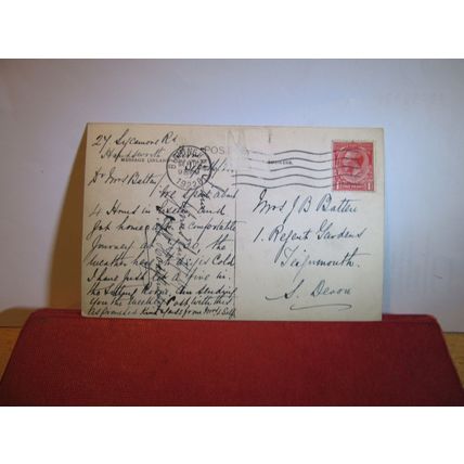 KING EDWARD'S GRAMMAR SCHOOL, BIRMINGHAM used antique postcard 1922 pm =