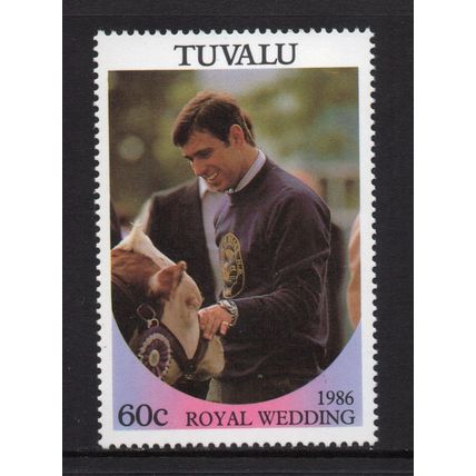 Tuvalu - 1986 - 60c Royal Wedding (Andrew & Sarah) MNH #1