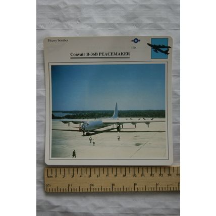 Convair B-36B Peacemaker - USA - Heavy Bomber - Collectors Club Card
