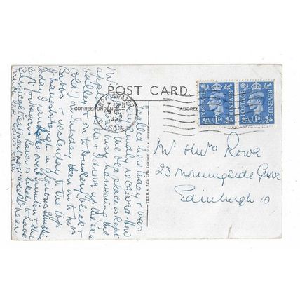 The Shop And Post Office, Goathurst, Somerset, RP Postcard.