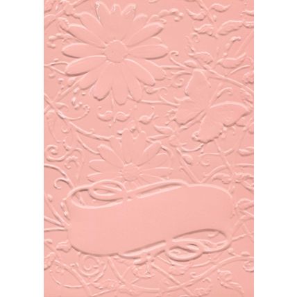 5"x7" Embossed Card. 10 Sheets. Floral (34). Cardmaking Scrapbooking Crafts