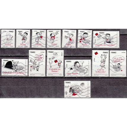 France 2009 Michel 4734 - 4747 O Cote (2015) 7.70 € Le Petit Nicolas Cachet rond
