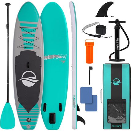 Serenelife Inflatable Stand up Paddle Board with Premium SUP Accessories – Wide