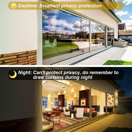 Kromapolis One Way Window Film Daytime Privacy, Reflective Mirror Window Tint Se