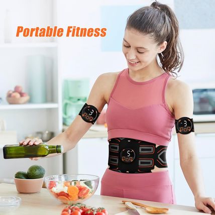 ABS Stimulator, Ab Toning Belt Trainer, Workout Equipment for Men & Women - BFB-