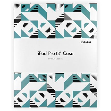 Auaua Case for Ipad Pro 13 Inch (M4) 2024, PU Leather Case with Pencil Holder, S