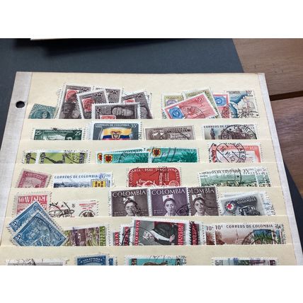 ICOLLECTZONE Columbia Dealer Stock pages Excellent lot unpicked (COL570)