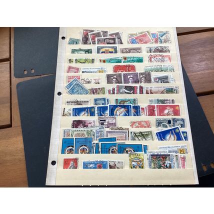 ICOLLECTZONE Columbia Dealer Stock pages Excellent lot unpicked (COL570)