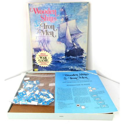 Wooden Ships & Iron Men - Vintage Avalon Hill Board Game - Missing 4 Pieces