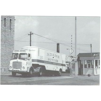 COMMERCIAL VEHICLE AEC MANDATOR TRACTOR & TRAILER ADAMS BUTTER1994 UK FREE POST