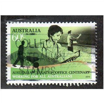 AUS 2010 60c 'TAXATION OFFICE' FINE USED (EBID15-189)