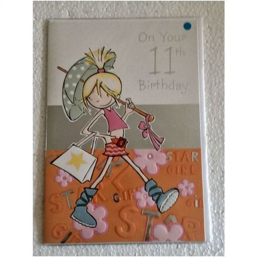 11th birthday card - On Your 11h Birthday - 03
