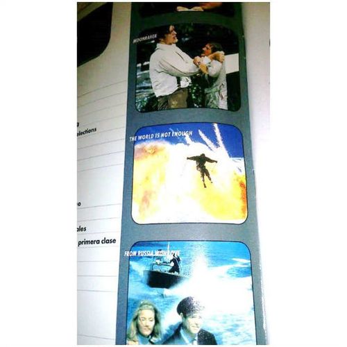 James Bond 007 American Airlines Promo In Flight magazine+note 2000 Heathrow