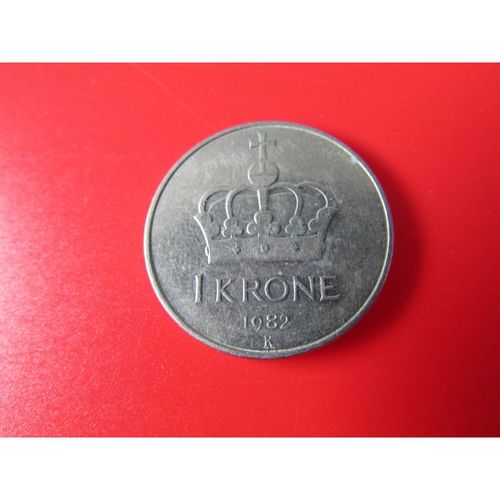 1982 NORWAY ONE KRONE FREE POST. AAF