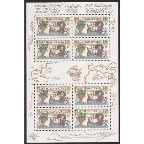 Mi Kl 3114: Europa: 500th Anniversary of the Discovery of America.