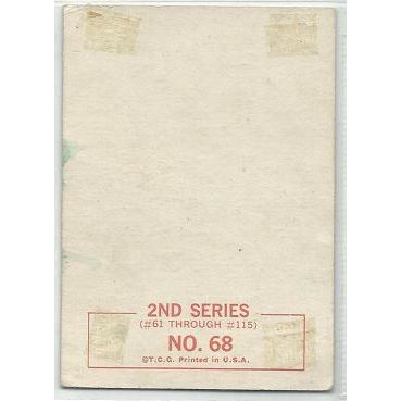 BEATLES 2nd series ' Paul, George , Ringo and John ' card # 68 (1964)