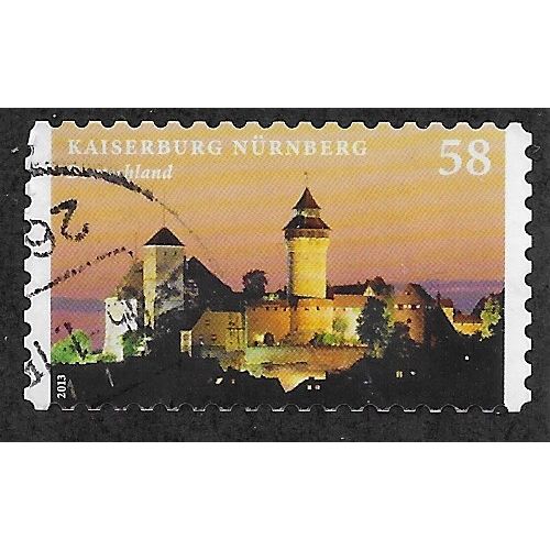 GER 2013 €0.58 (S/A) 'NUREMBURG CASTLE' FINE USED (EBID53-726)