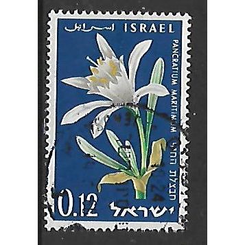 ISRAEL 1960 12a PANCRATIUM MARITIMUM SG 188 FINE USED#2