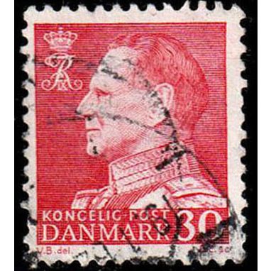 Denmark 1961 King Frederick IX 30 Øre Used Stamp