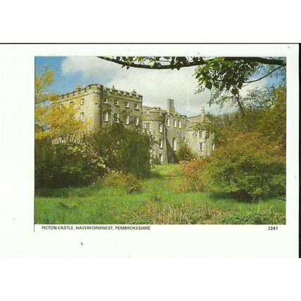 Wales HAVERFORDWEST Picton Castle Postcard (Pembrokeshire Eye 2247)