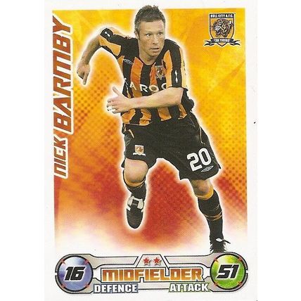 Topps Match Attax 2008/09 Cards: Hull City - Midfielder, Barmby