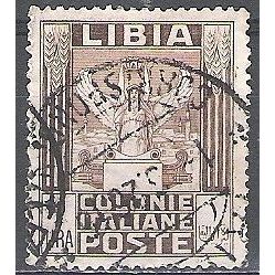 Libia 1921 Michel 33 O Cote (2005) 0.40 Euro Victoria ailée Cachet rond