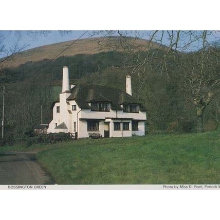 Bossington Green Devon Postcard