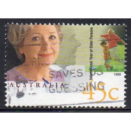 Australia 1999 International Year of Older Persons - Woman 45c Used