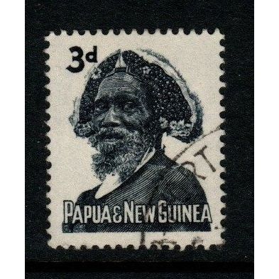 Papua New Guinea ASC 30 1961 Pictorials 3d Tribal Elder ,used