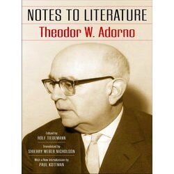 Notes To Literature European Perspectives A Series In Social Thought And Cultura