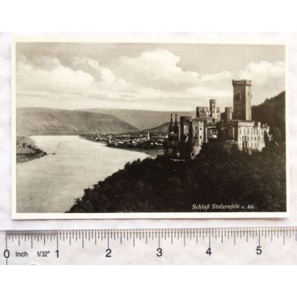 vintage postcard Schloss Stolzenfels