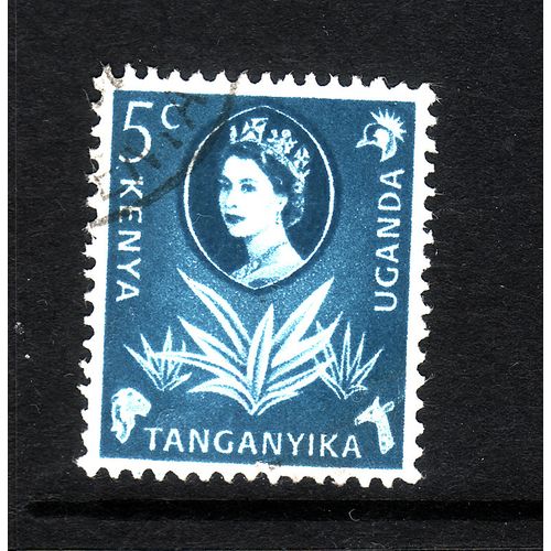 KENYA UGANDA AND TANGANYIKA 1960 5c SISAL SG183 FINE USED