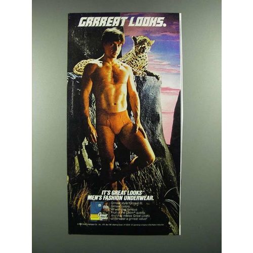 1982 Fruit of the Loom Great Looks Men's Underwear Ad