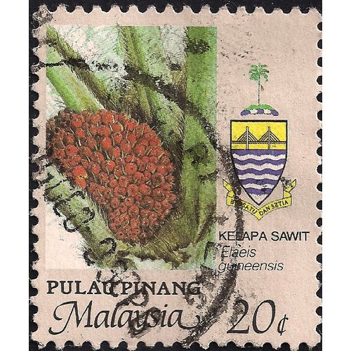 MALAYSIA, PENANG, PLANTS, Oil Palm, 1986, 20c