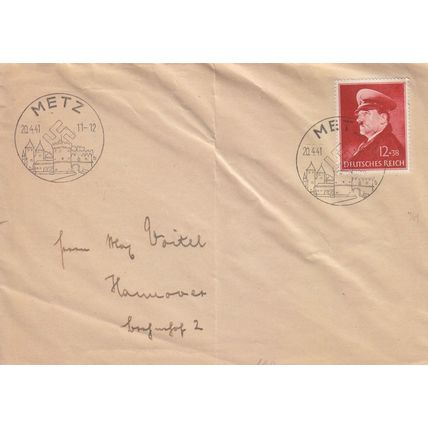 GERMANY REICH [1941] MiNr 0772 ( FDC ) [01] Sonderstemel Metz !!!