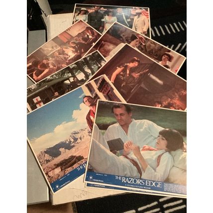 razors Edge.Bill Murray..Theresa Russell..8 Lobby Card Set.