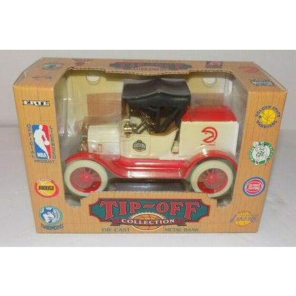 Ertl Tip-Off Collection Diecast Metal Bank NBA Eastern Atlanta Hawks