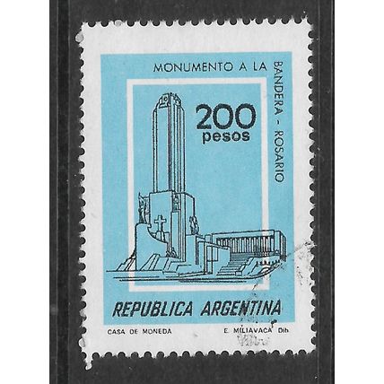ARGENTINE REP 1977 BUILDINGS 200p MONUMENTS TO THE FLAG ROSARIO SG1545 FINE USED