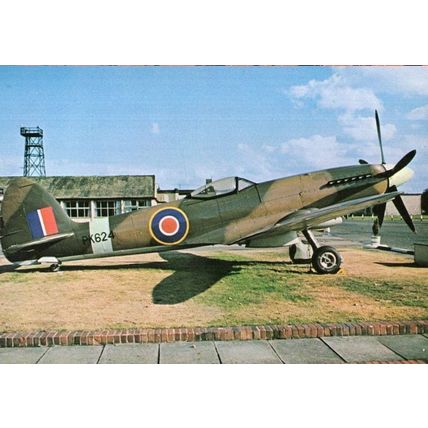 Vickers Armstrong Supermarine Spitfire F22 PK624 Plane Postcard