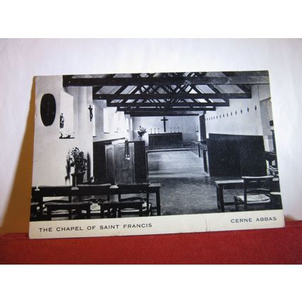 THE CHAPEL OF SAINT FRANCIS, CERNE ABBAS used postcard 1966 postmark.. =