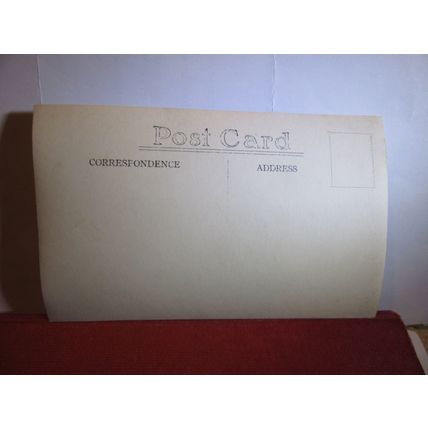 THE OLD COUPLE AT No. 22 antique photograph postcard A) #