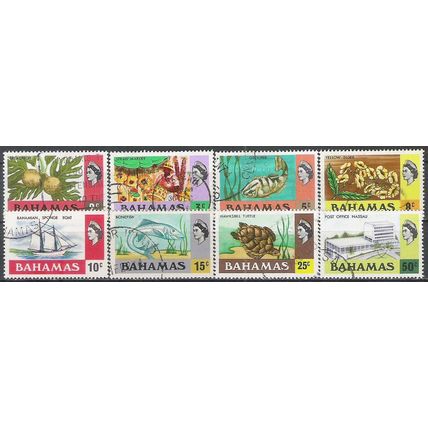 Bahamas N° 303 304 306 309 310 313 394 316 YVERT OBLITERE ( USED )