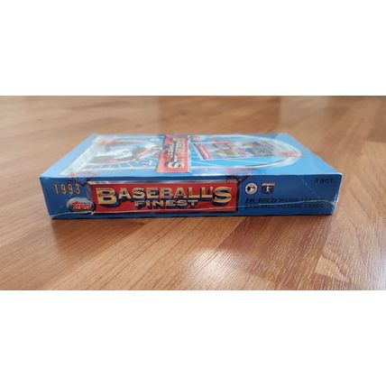 1993 Topps Finest Baseball Box BBCE verified, factory sealed Alan Trammell cover